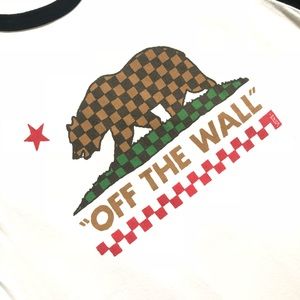 Men’s vans baseball tee XL